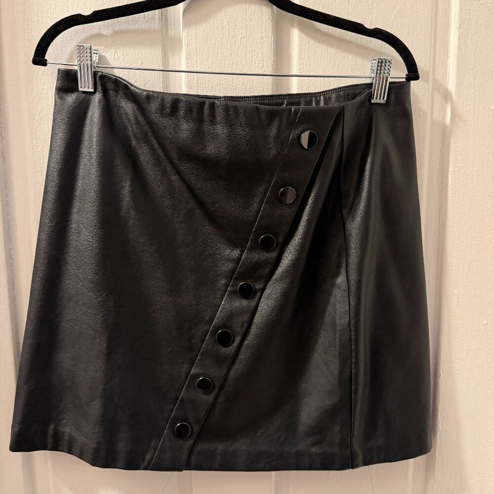 Black Leather Skirt